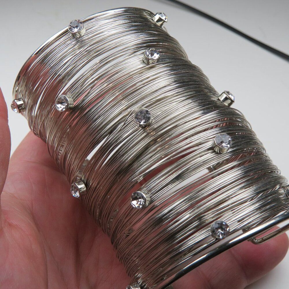 $300 Hand wired silver Plated Bangle